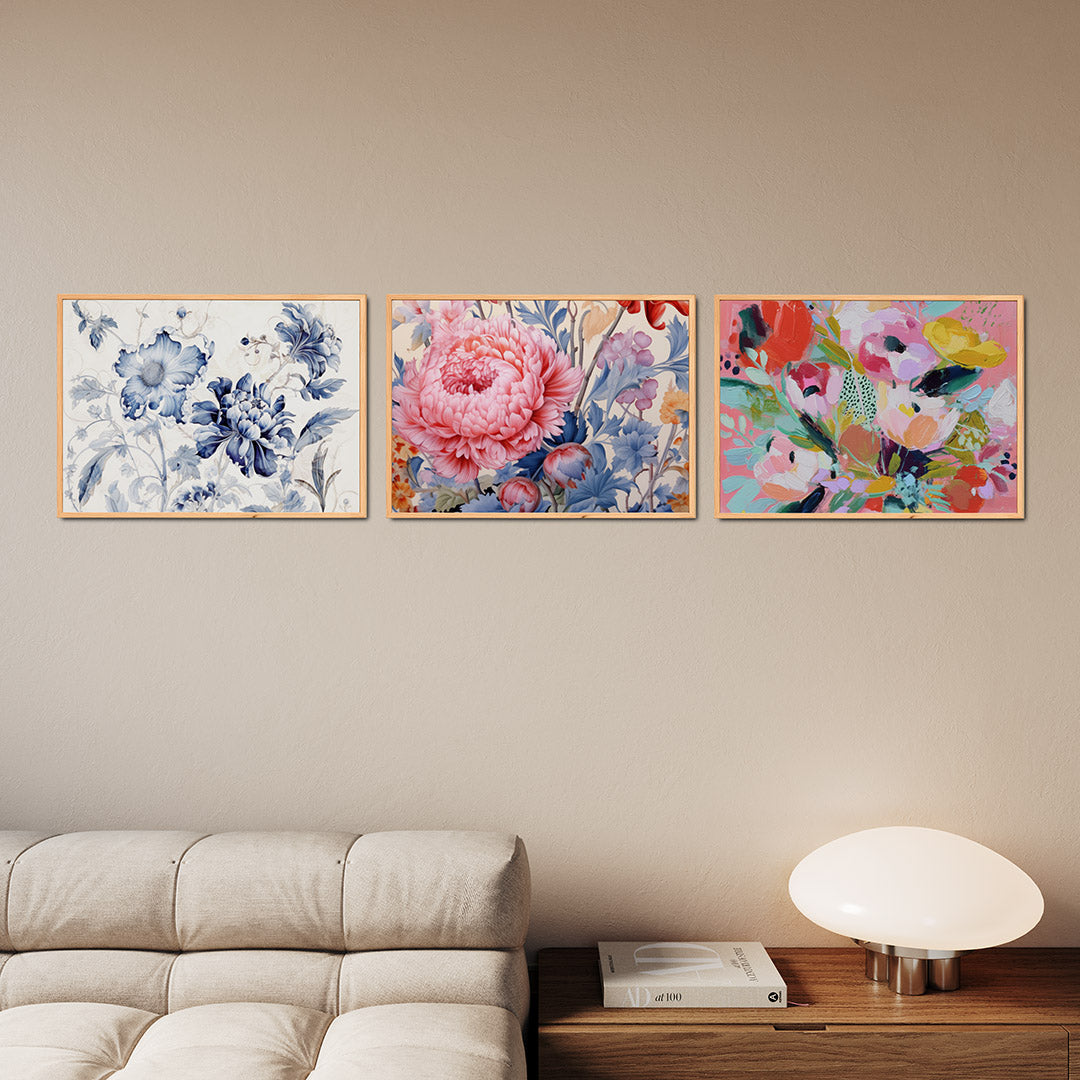 Bloemrijke harmonie Posterset