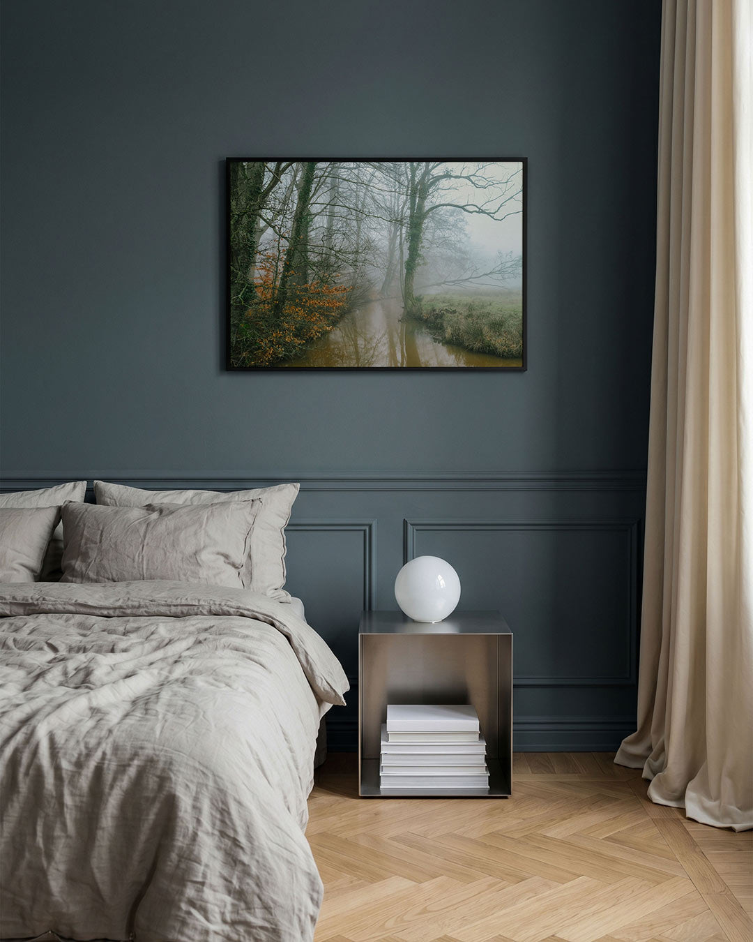 Mysterieuze boslandschap Poster