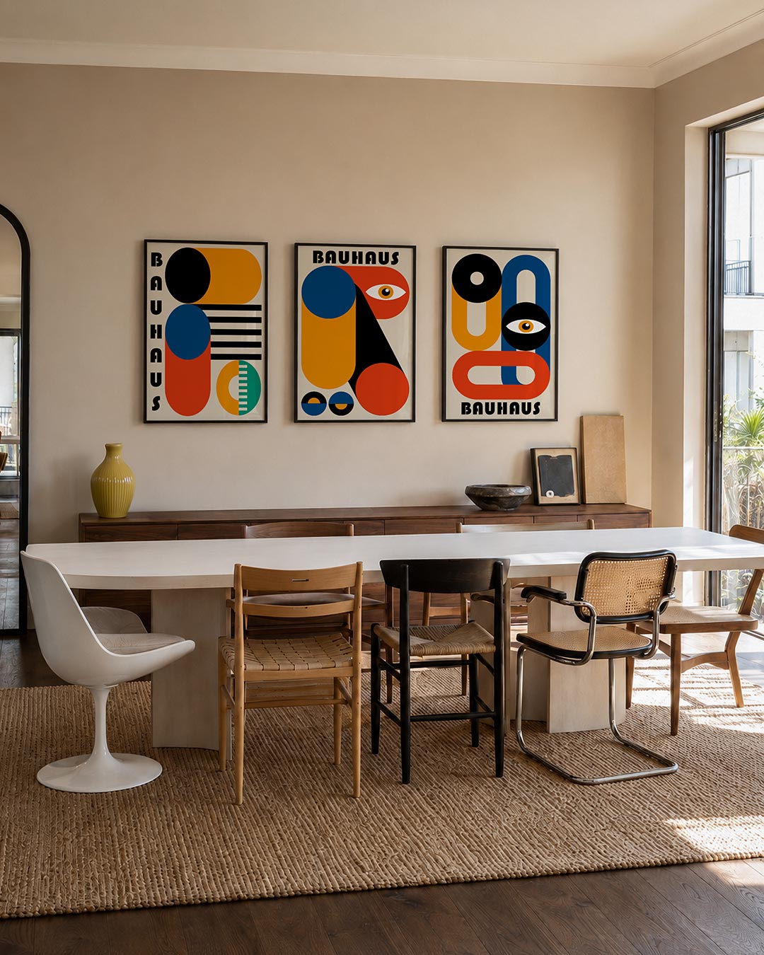 Vormen en kleurvlakken Posterset