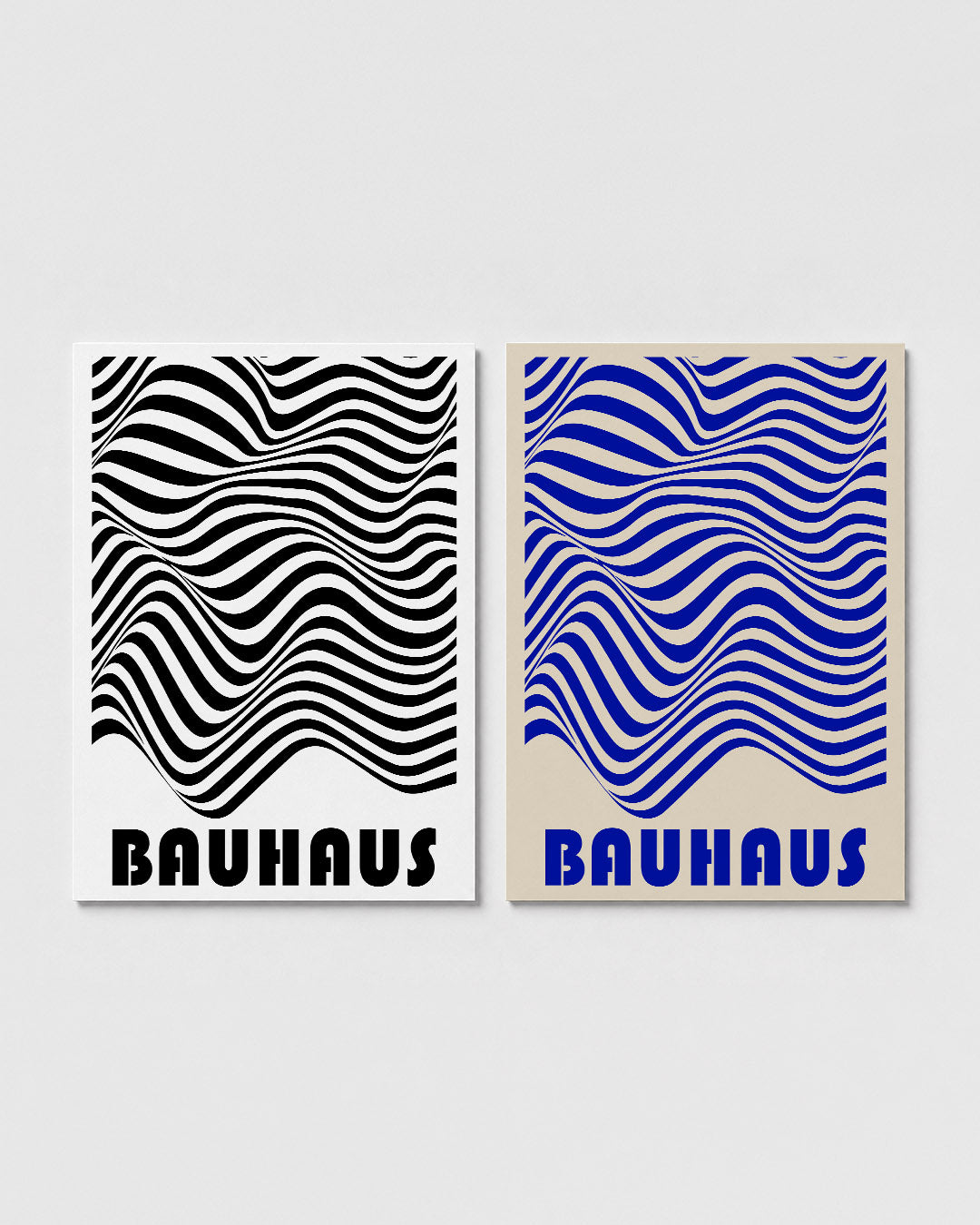 Golvend lijnenspel Posterset