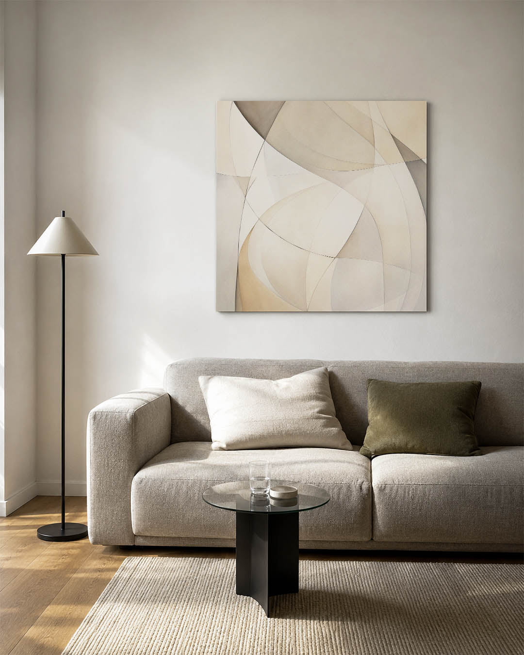 Organische lijnen Kunstwerk