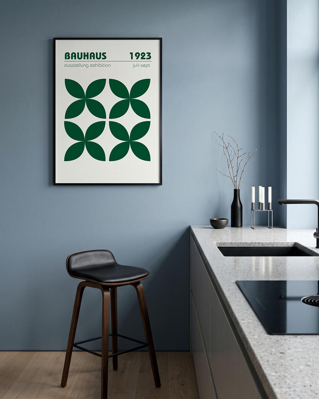 Vormritme en kleur Poster