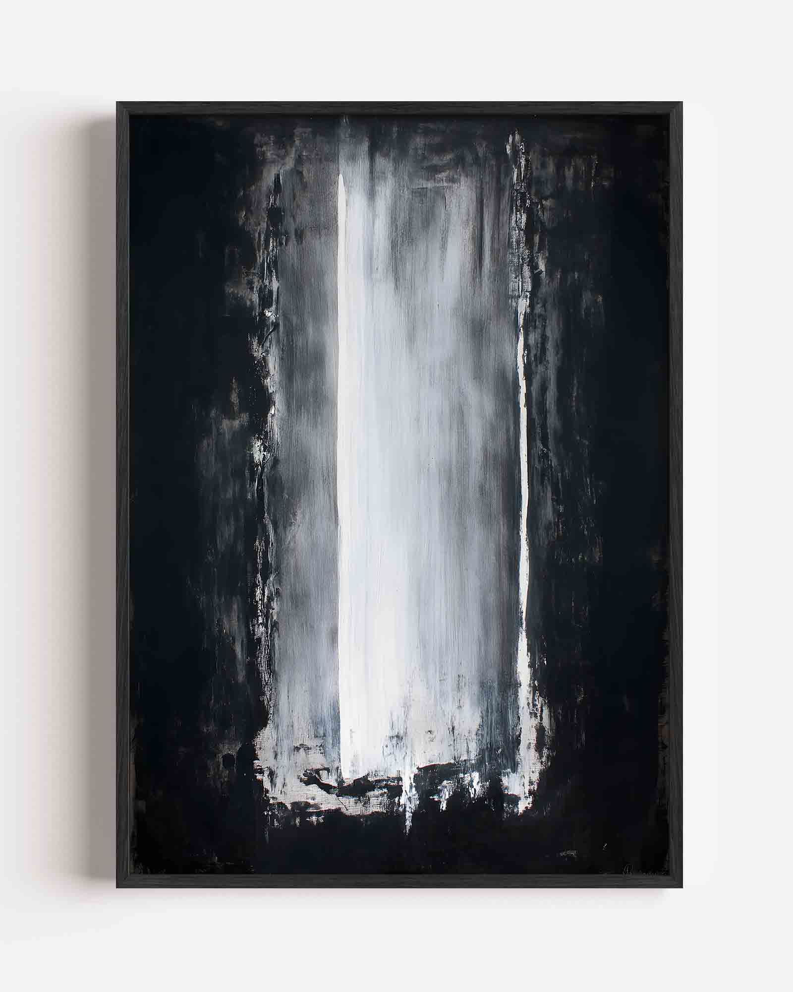 Abstracte zwart wit Poster