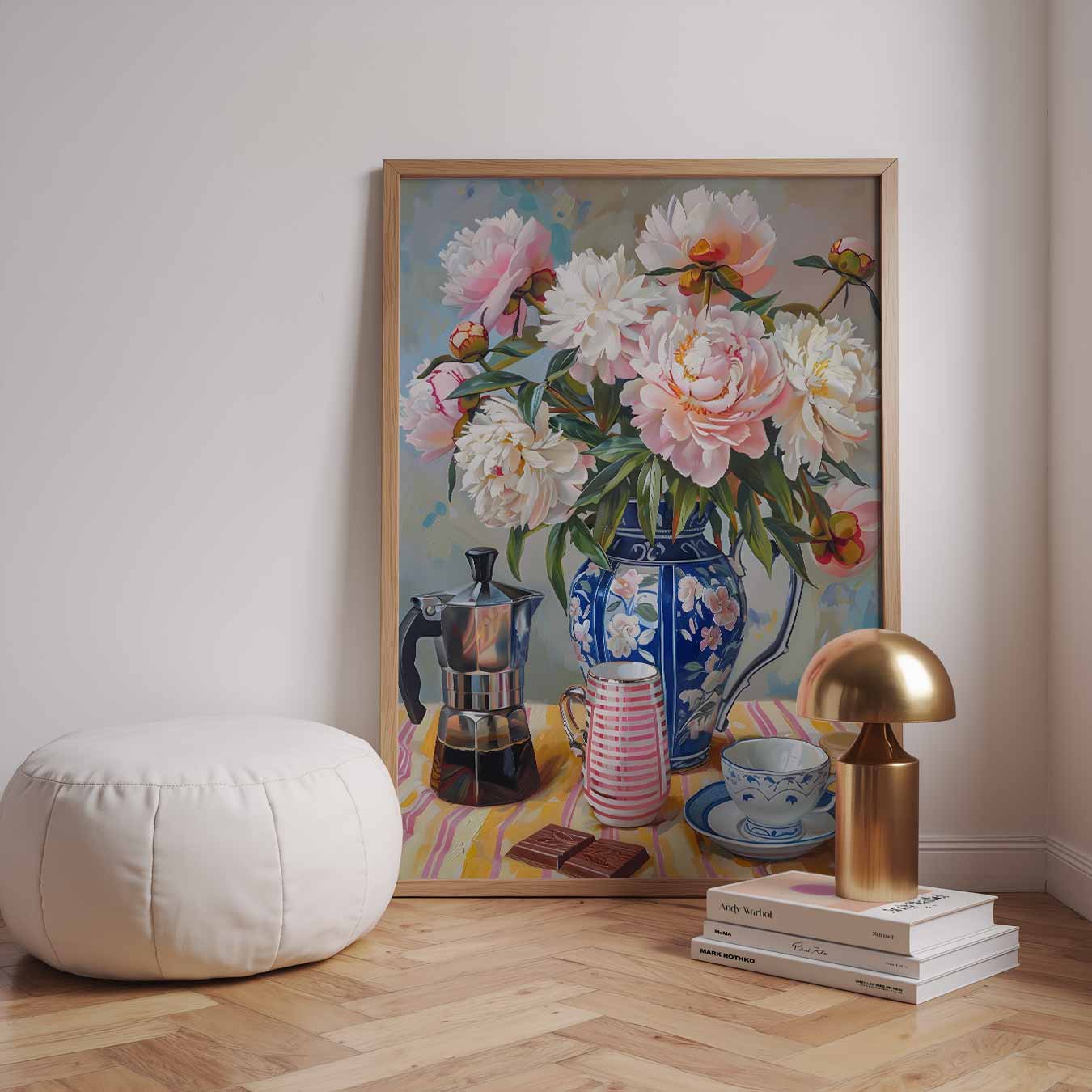 Romantische Bloemenpracht Poster-WallArtistic