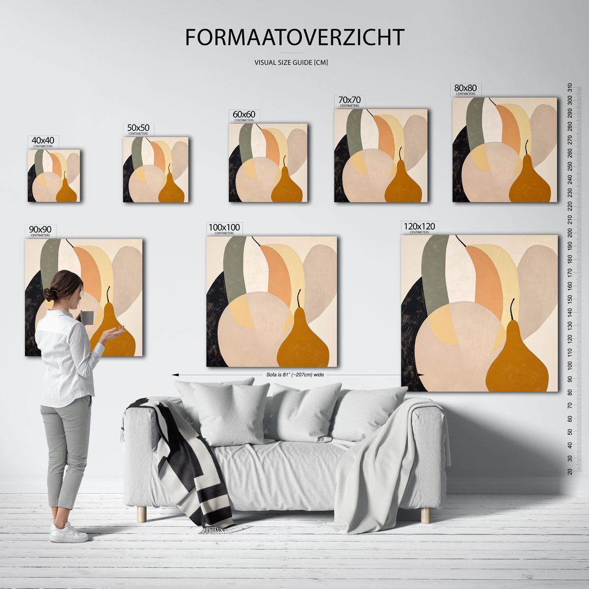 Abstracte vormen Poster