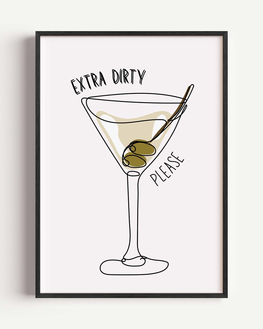 Extra Dirty Martini Poster-WallArtistic