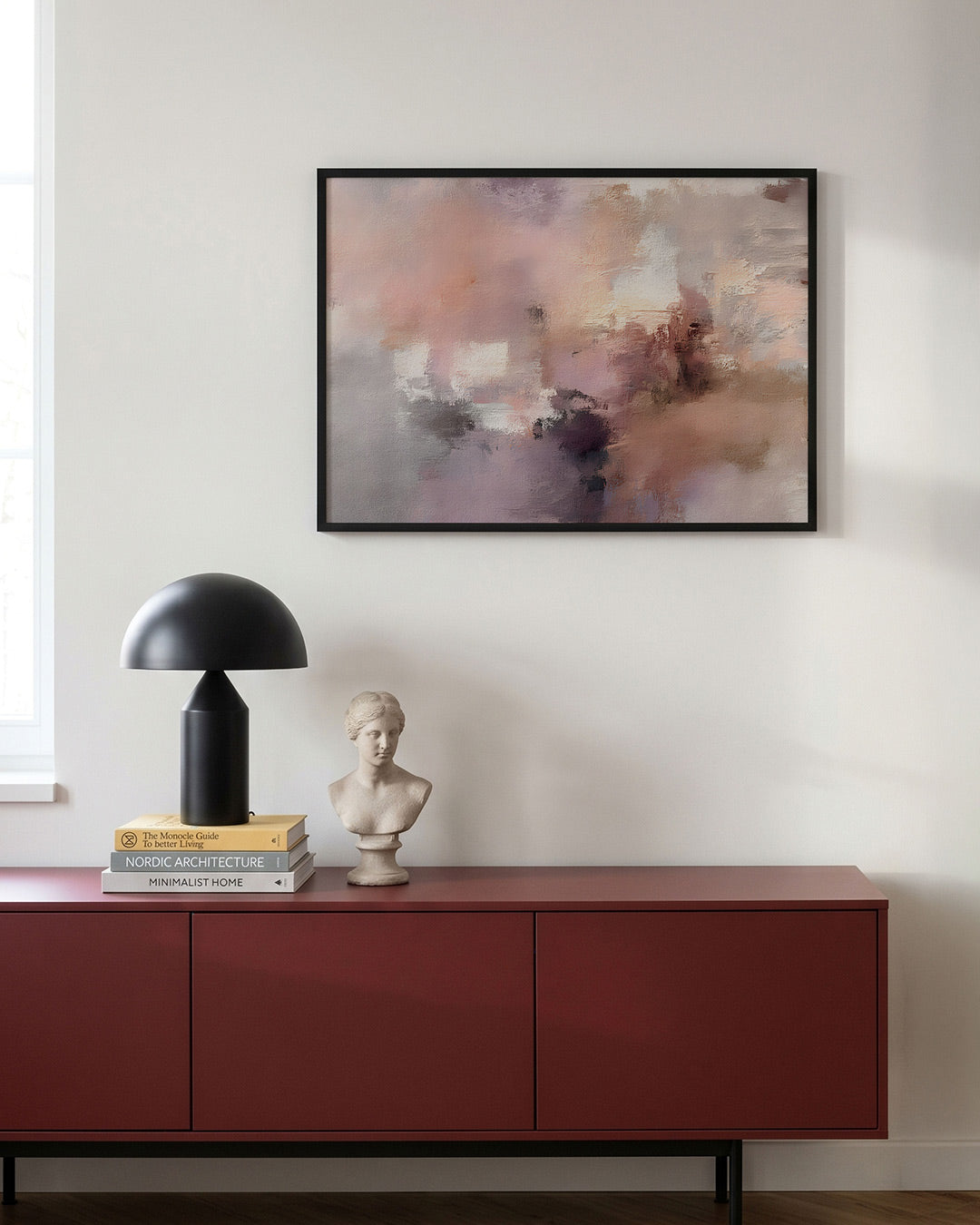 Abstracte pastelkleuren Poster