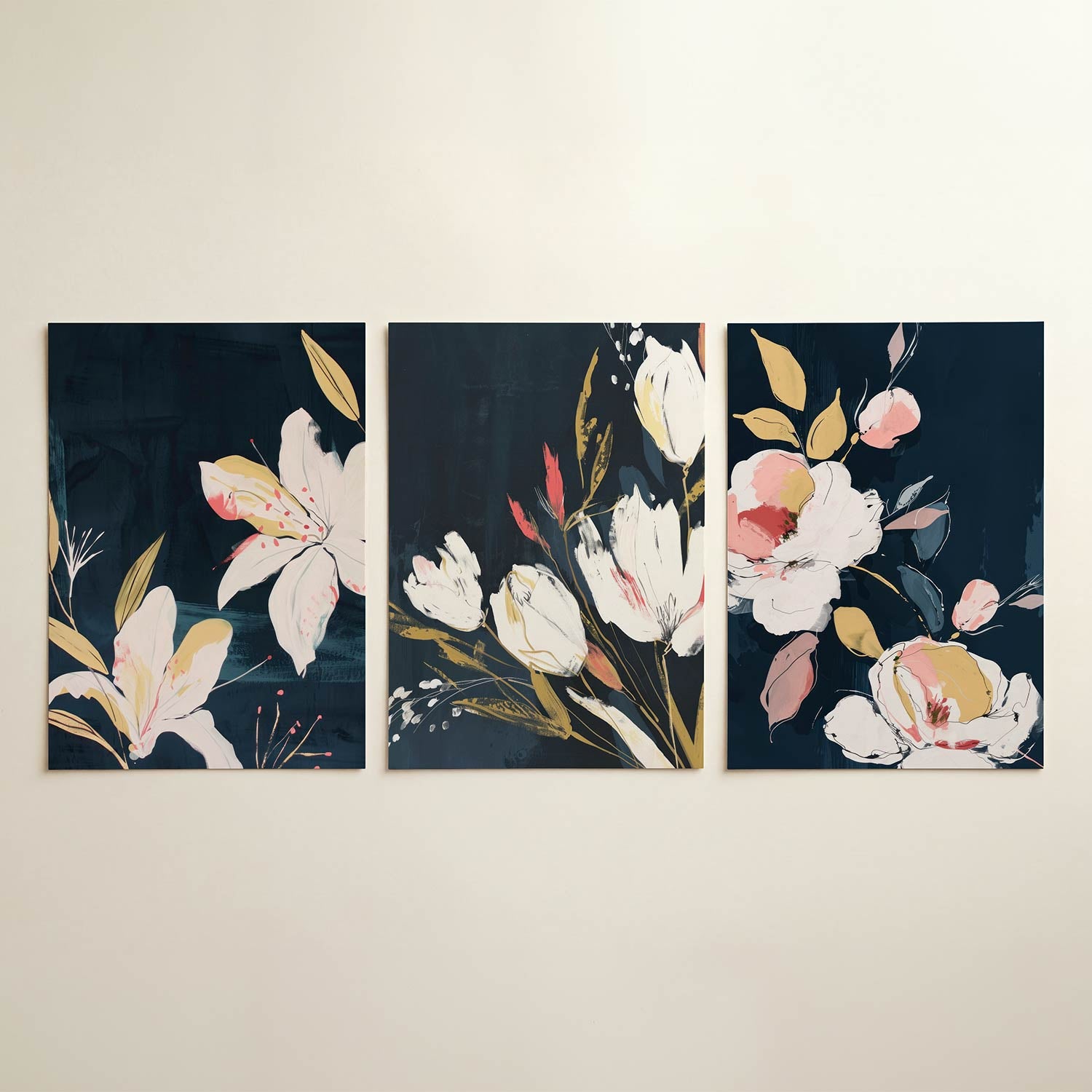 Bloemrijke elegantie Posterset