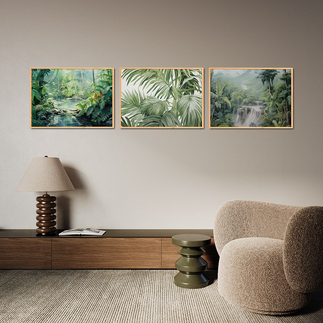 Licht en bladeren Posterset
