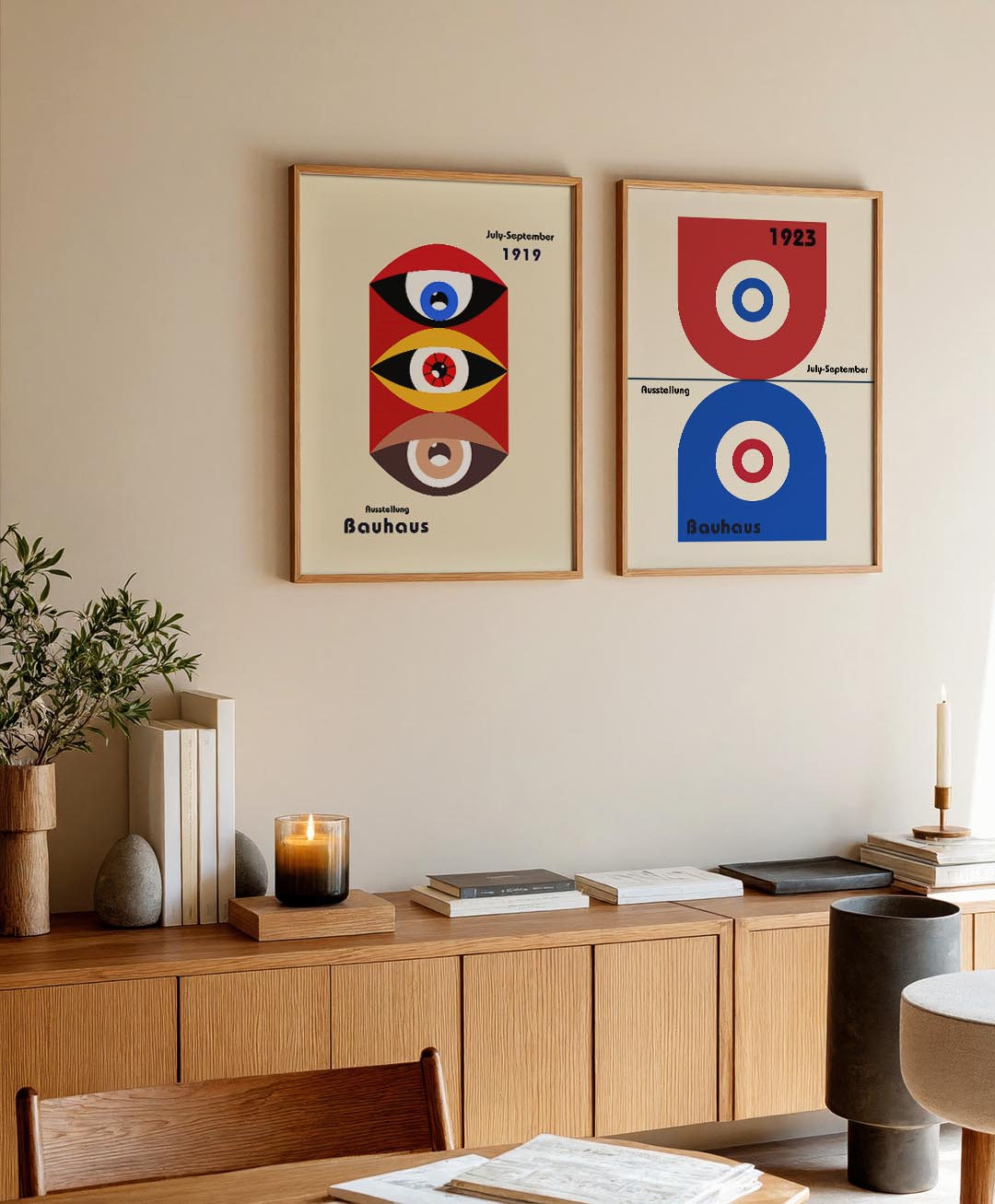 Oogvormen en kleur Posterset