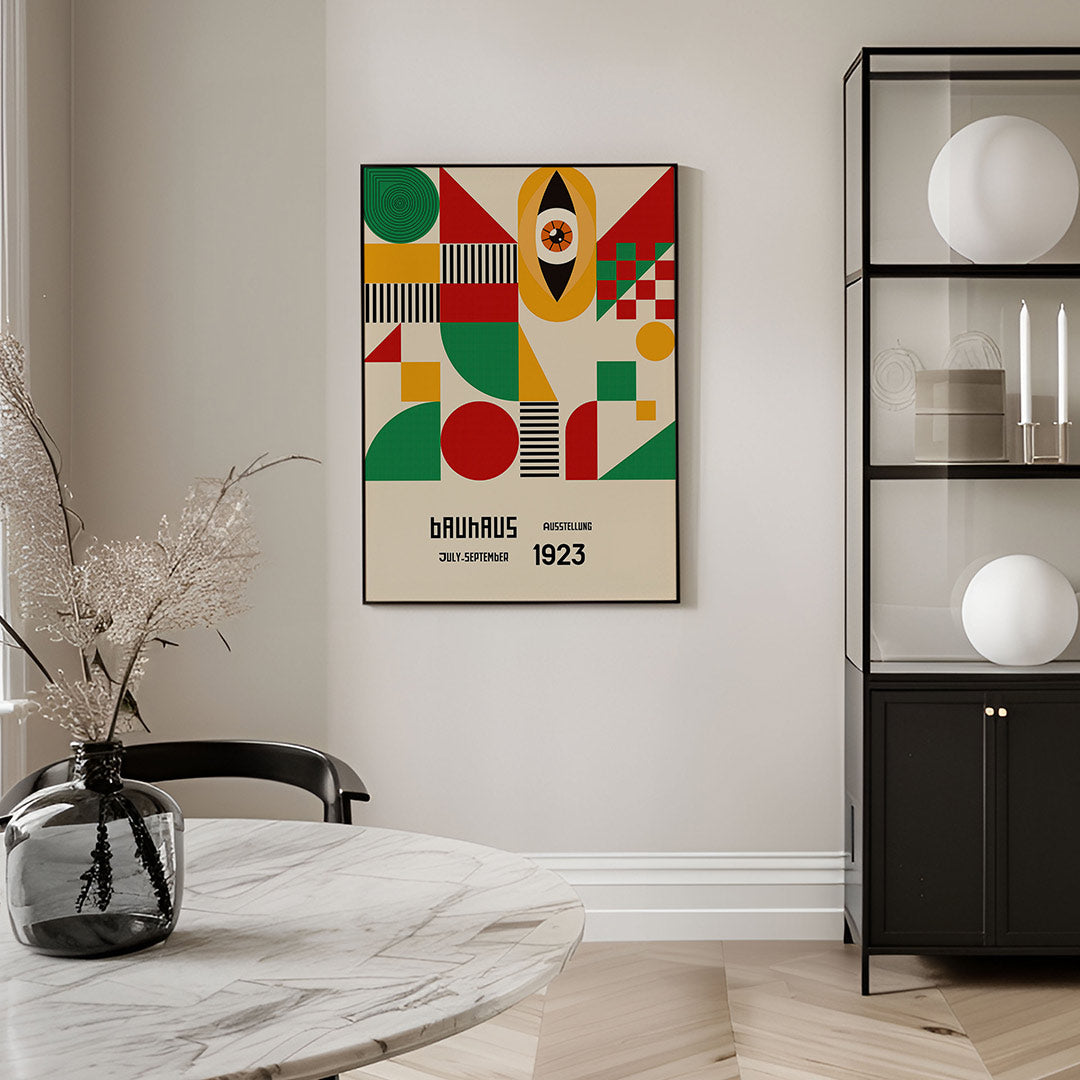 Vormen en vlakkenspel Poster