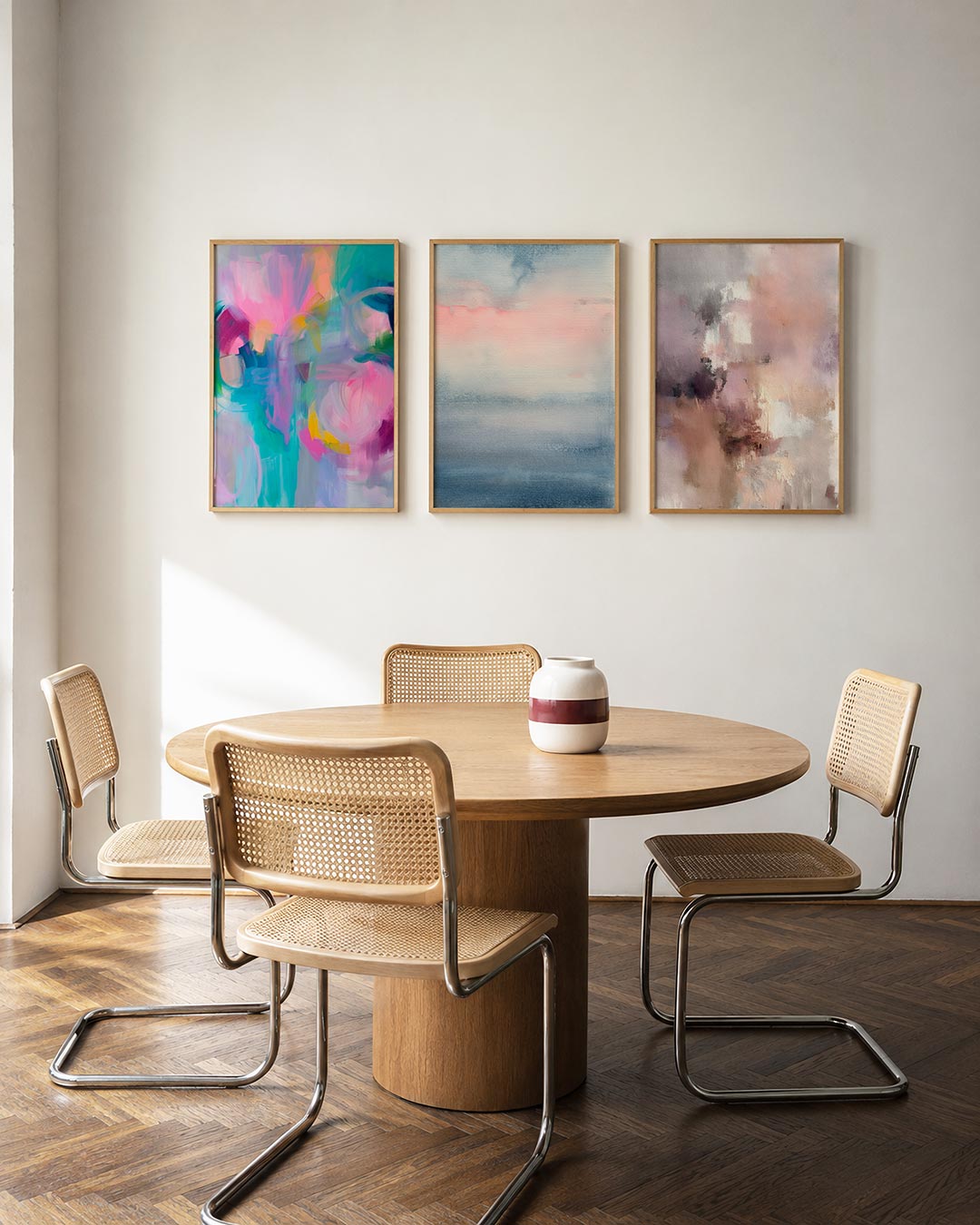 Kleurrijke vormen Posterset