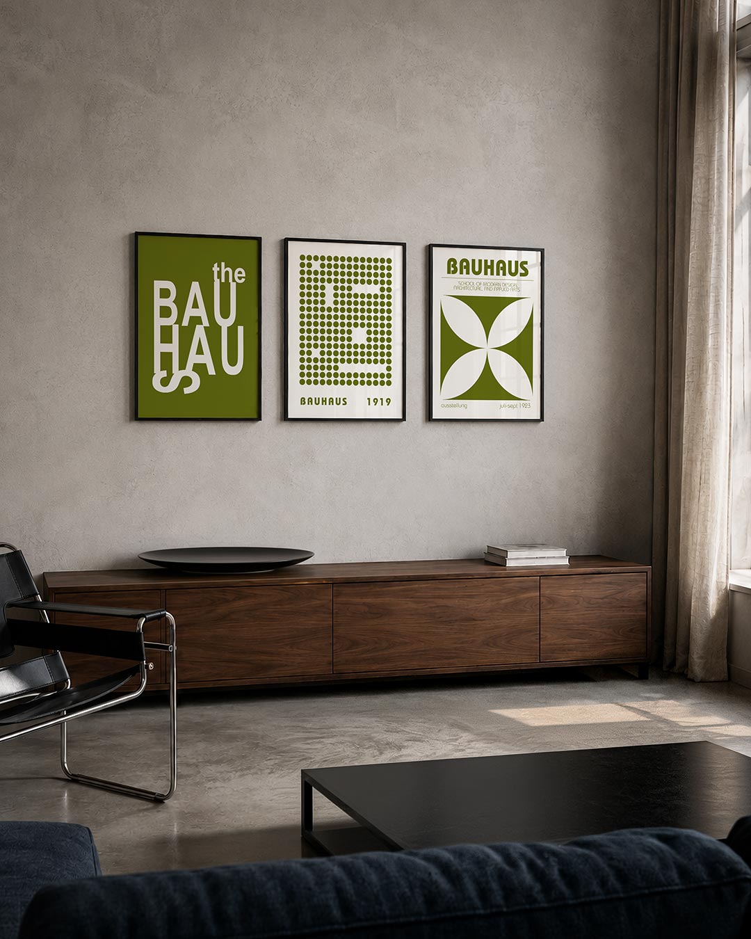 Typografisch spel Posterset