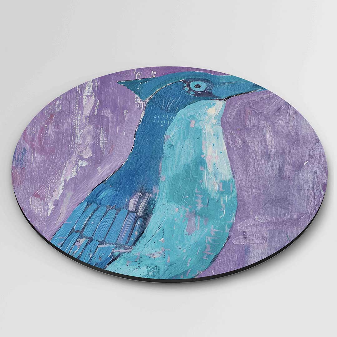 Blauwe vogel Muurcirkel