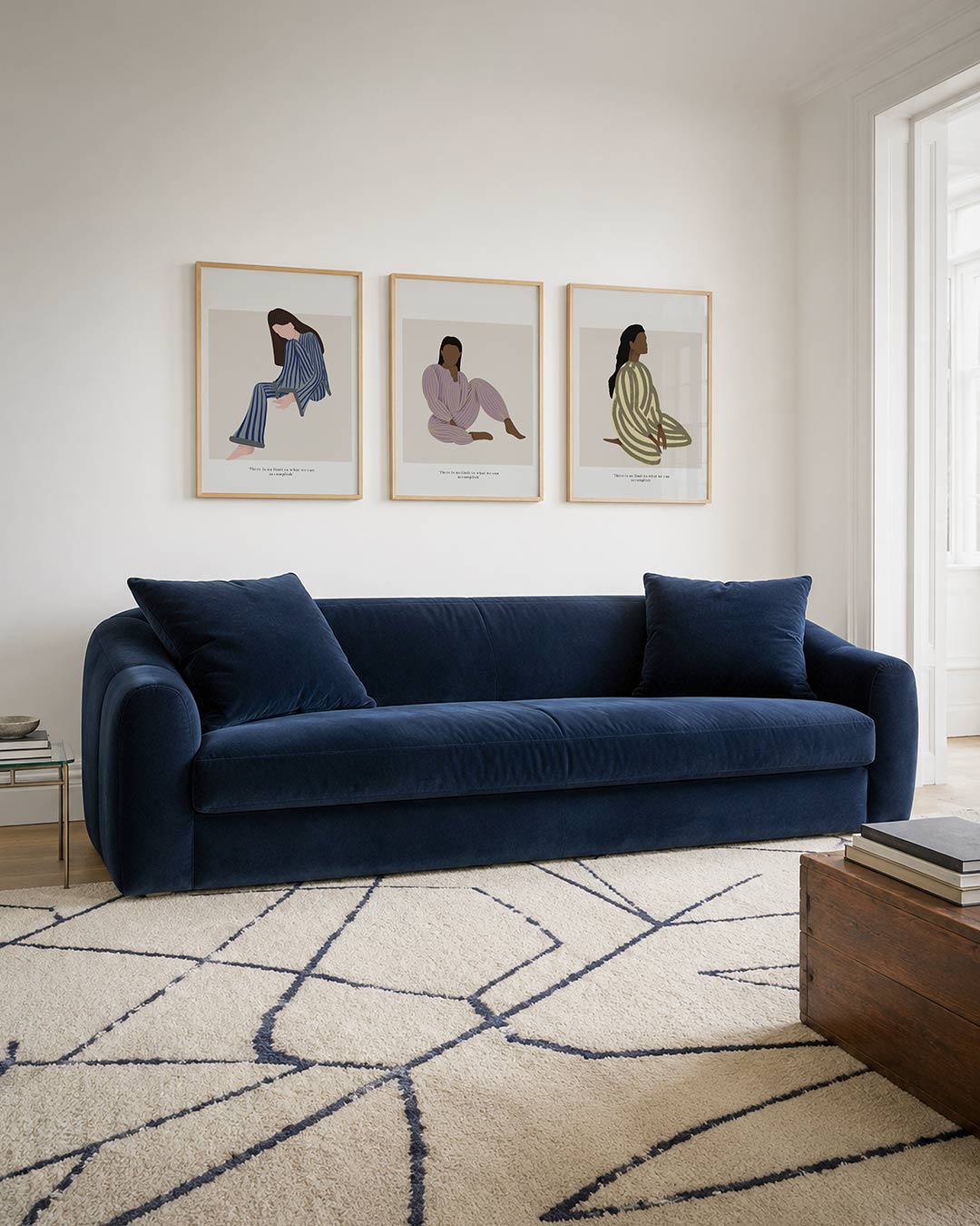 Gestreepte harmonie Posterset