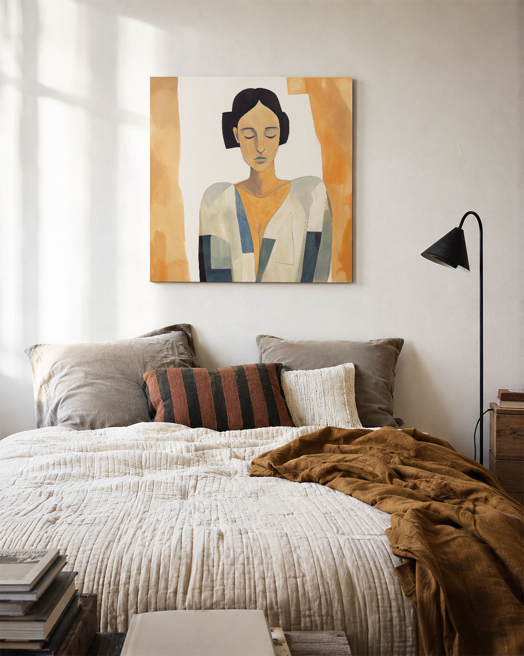 Vrouwelijk portret Kunstwerk