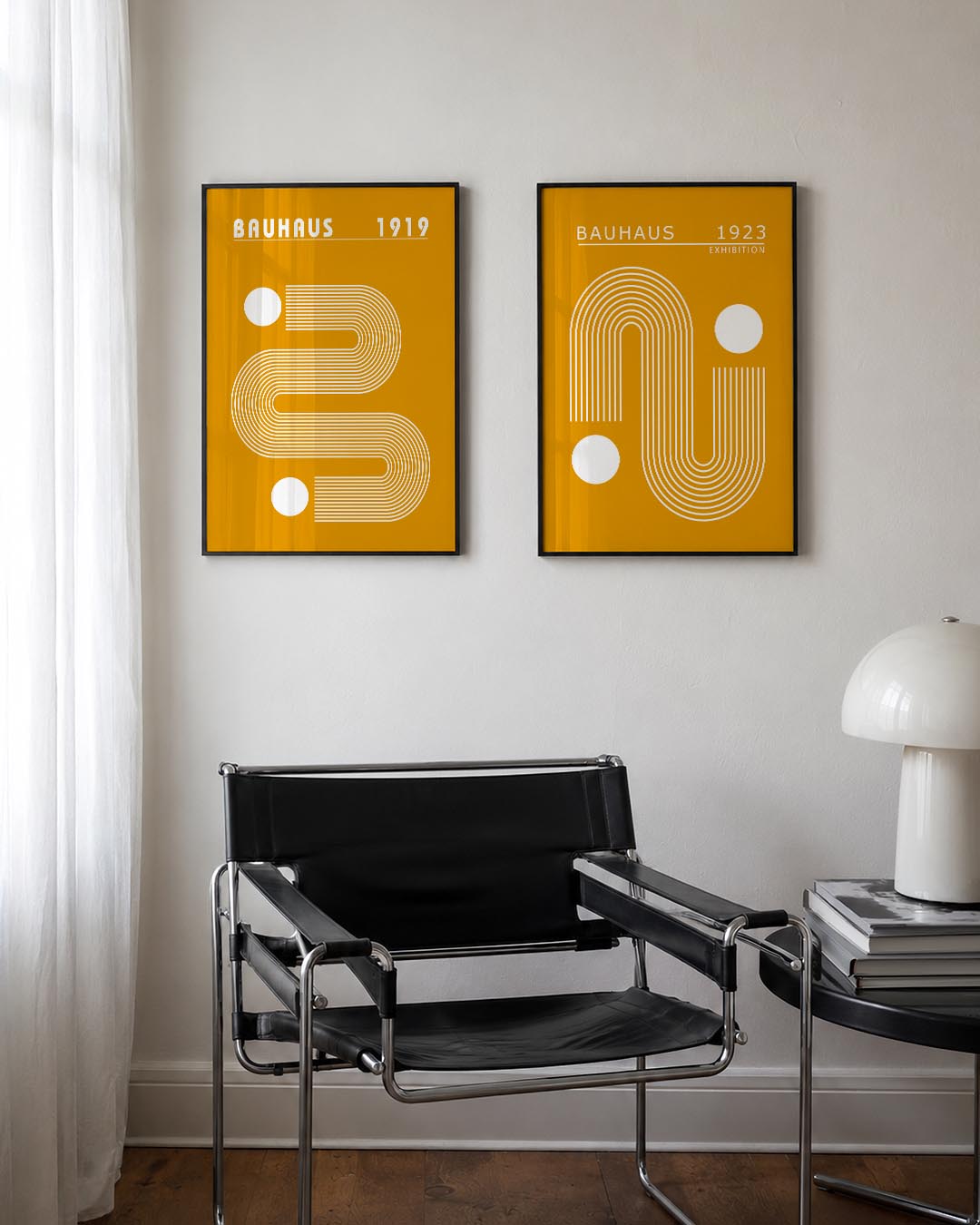 Lijnenspel en vormen Posterset