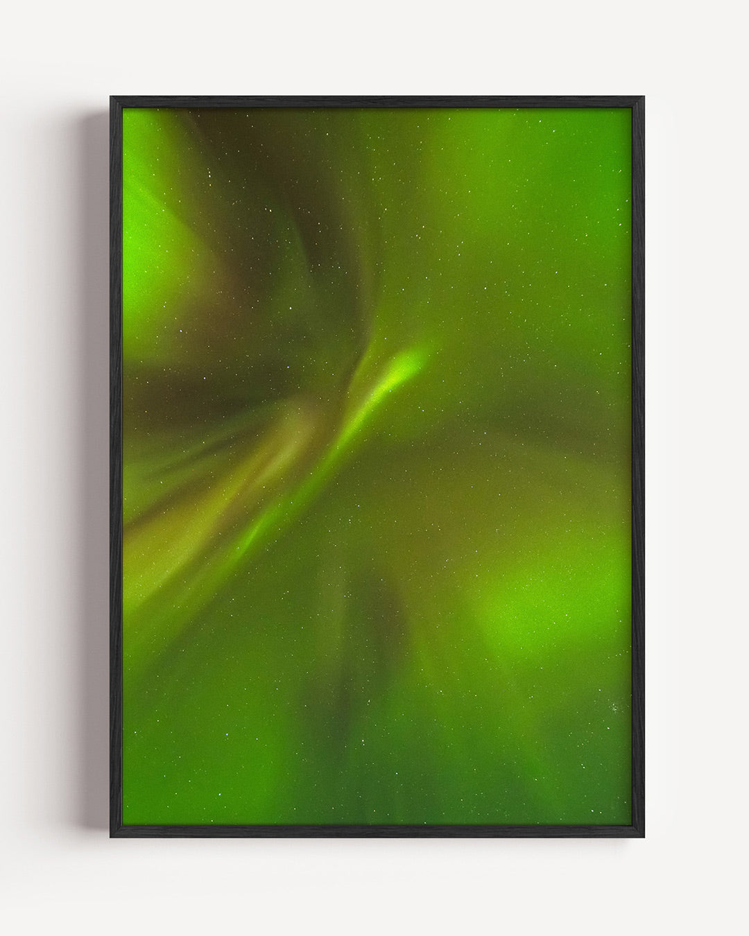 Groene lichtslierten Poster