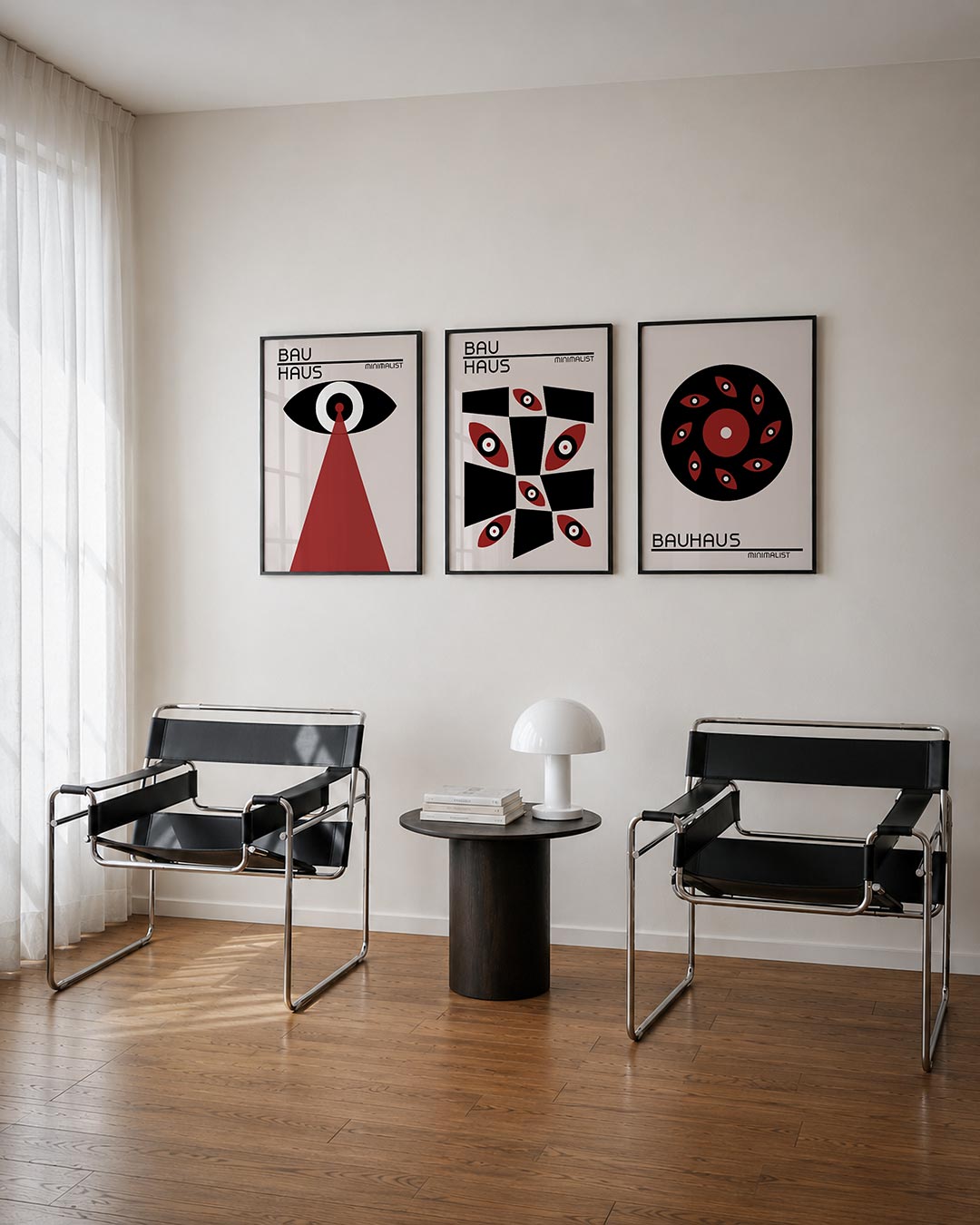 Oog en lichtstraal Posterset