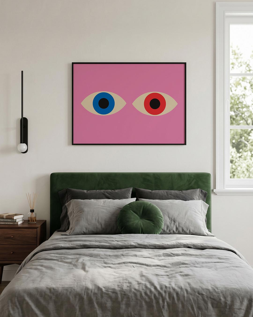 Oogvormen en kleur Poster
