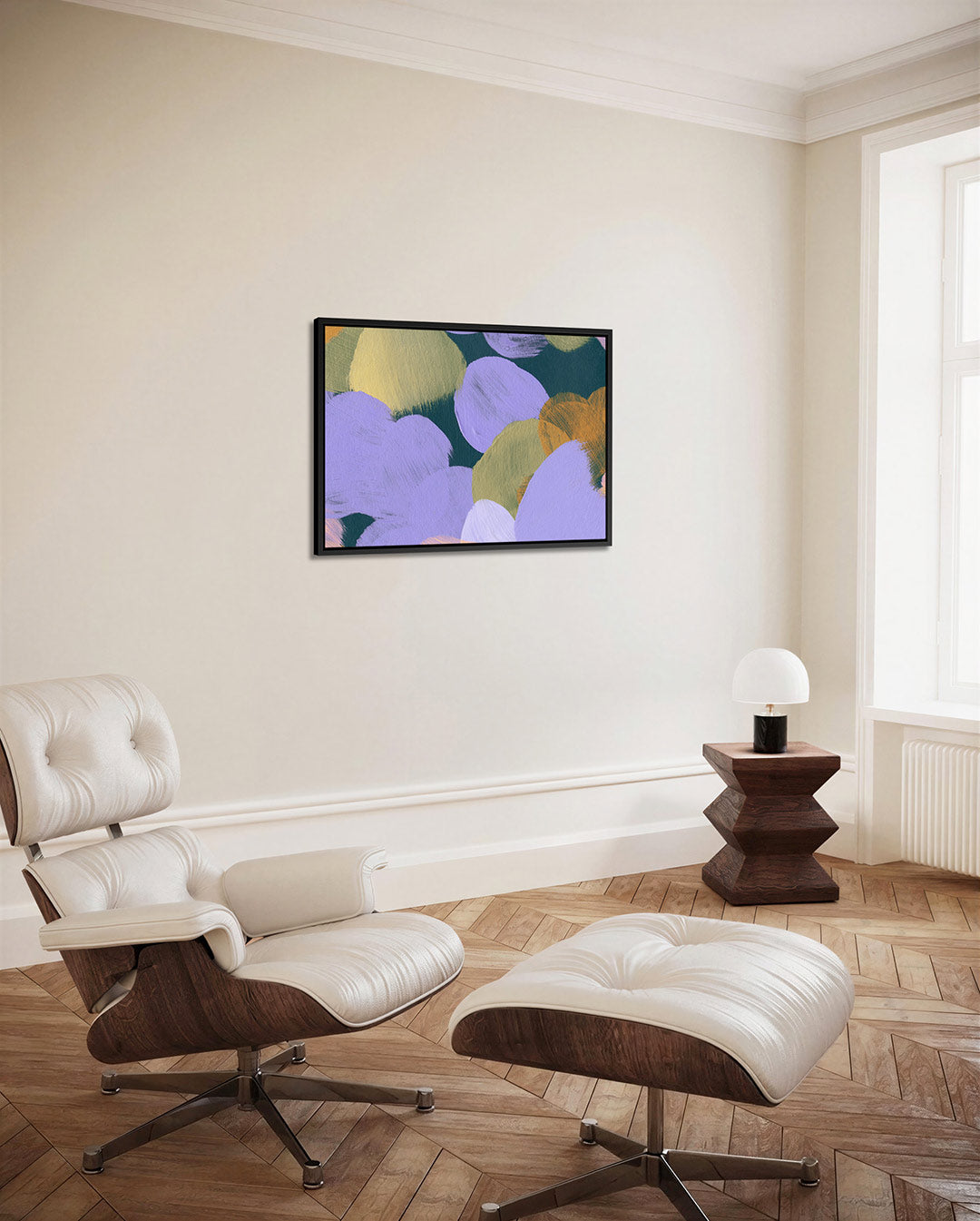 Kleurrijke vormen Kunstwerk