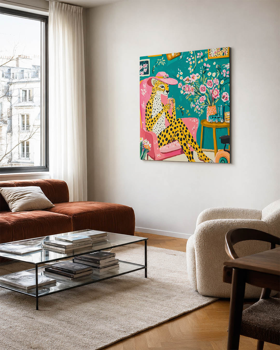 Vrolijke dierenkamer Kunstwerk