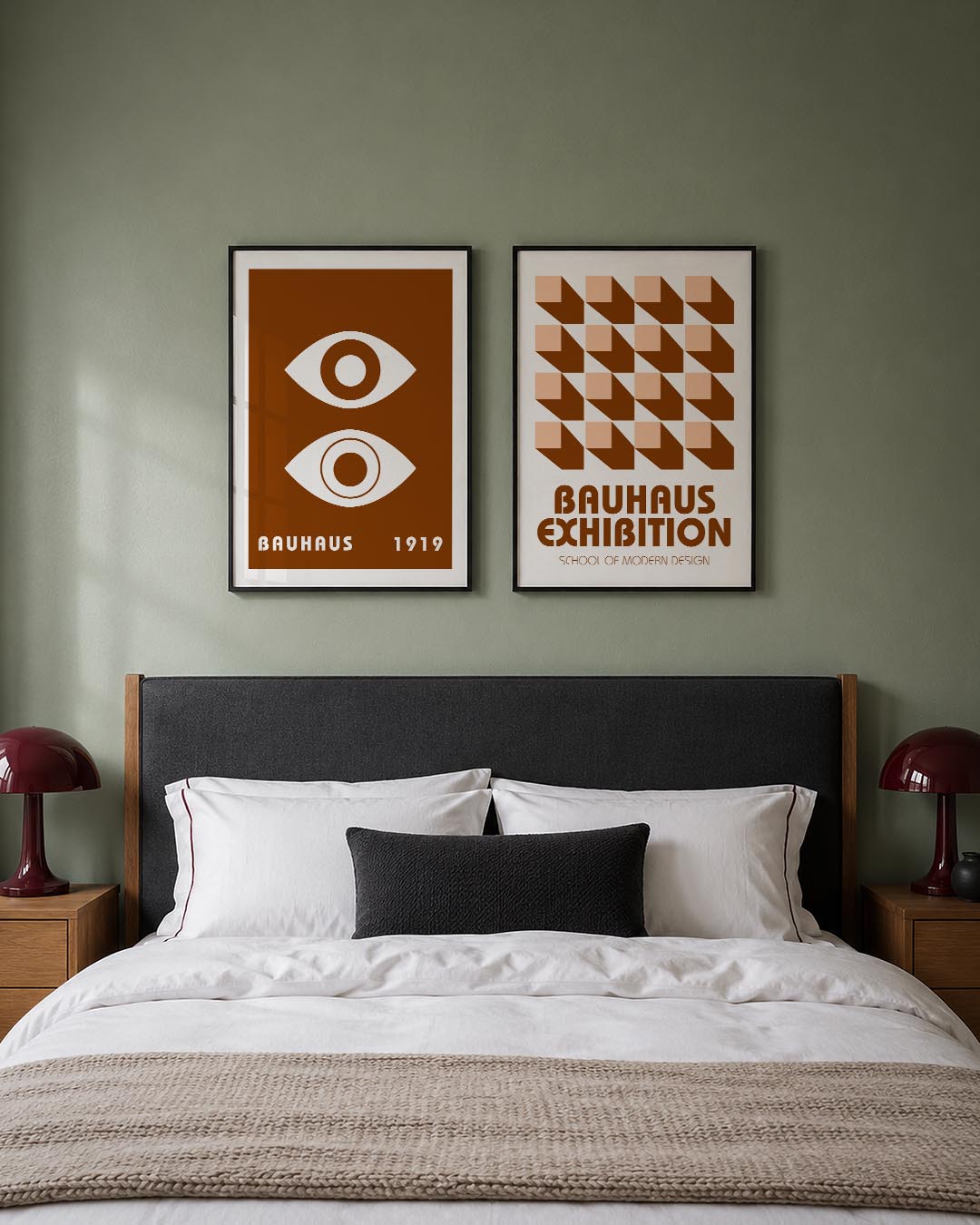 Oogvormen en contrast Postersets