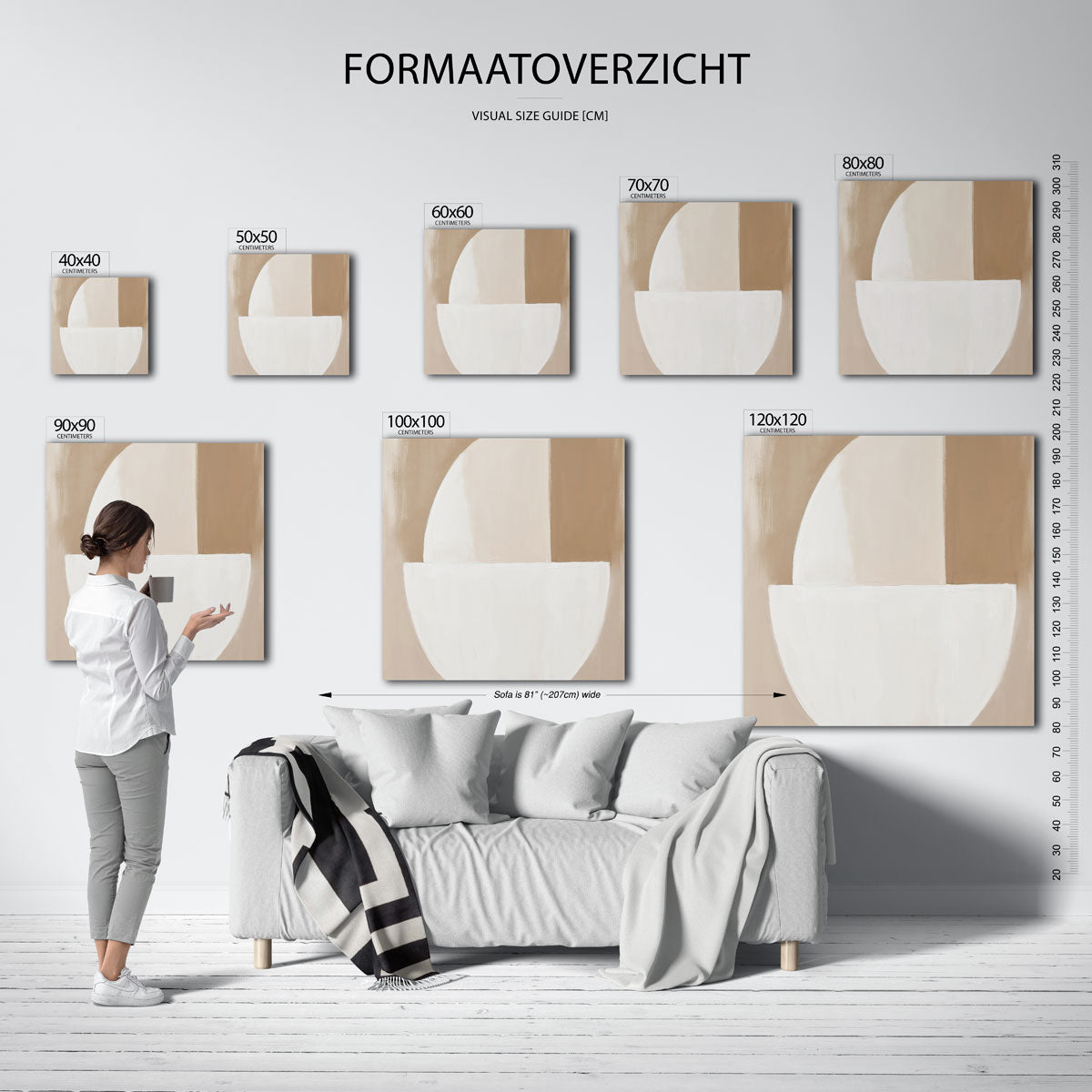 Abstracte vormen Poster