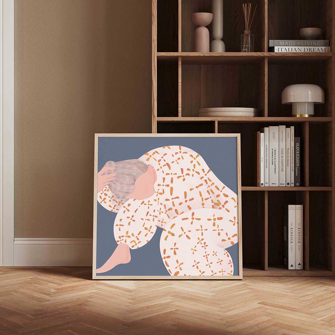 Figuur met patroon Poster