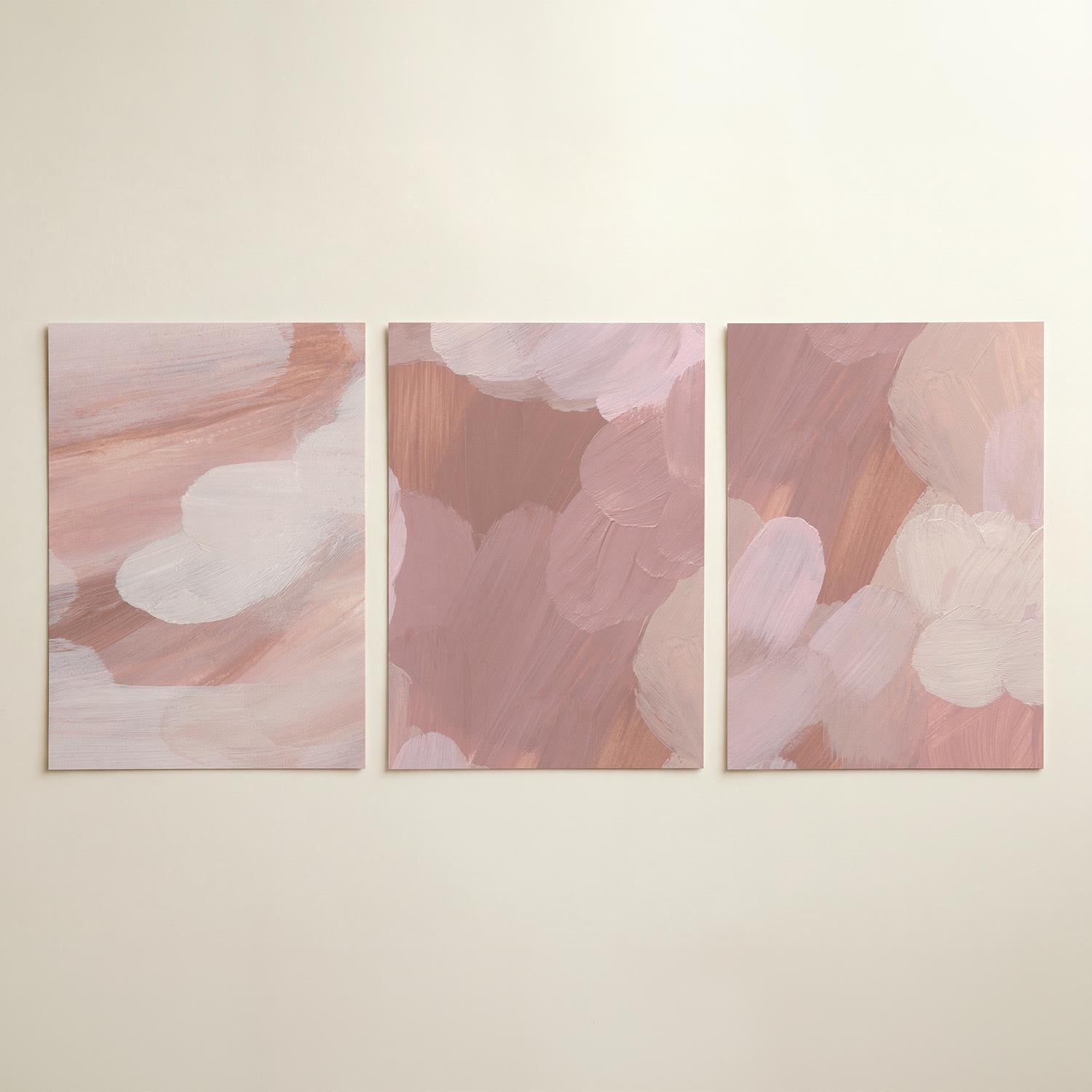 Zachte kleurvlakken Posterset