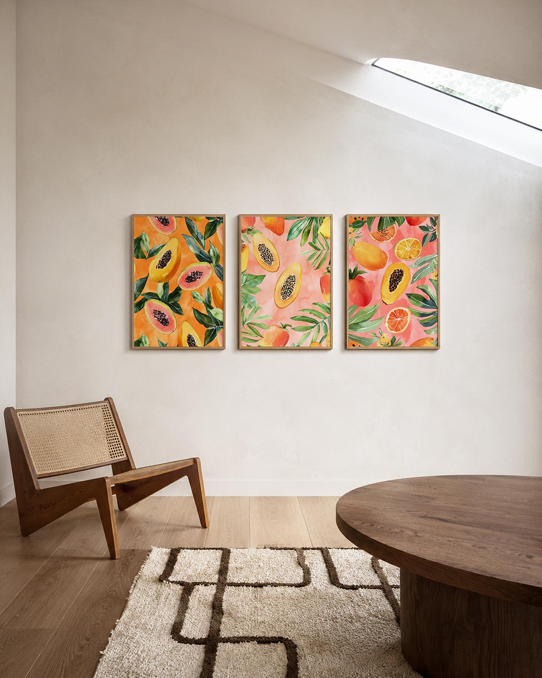 Fruitige kleurexplosie Posterset