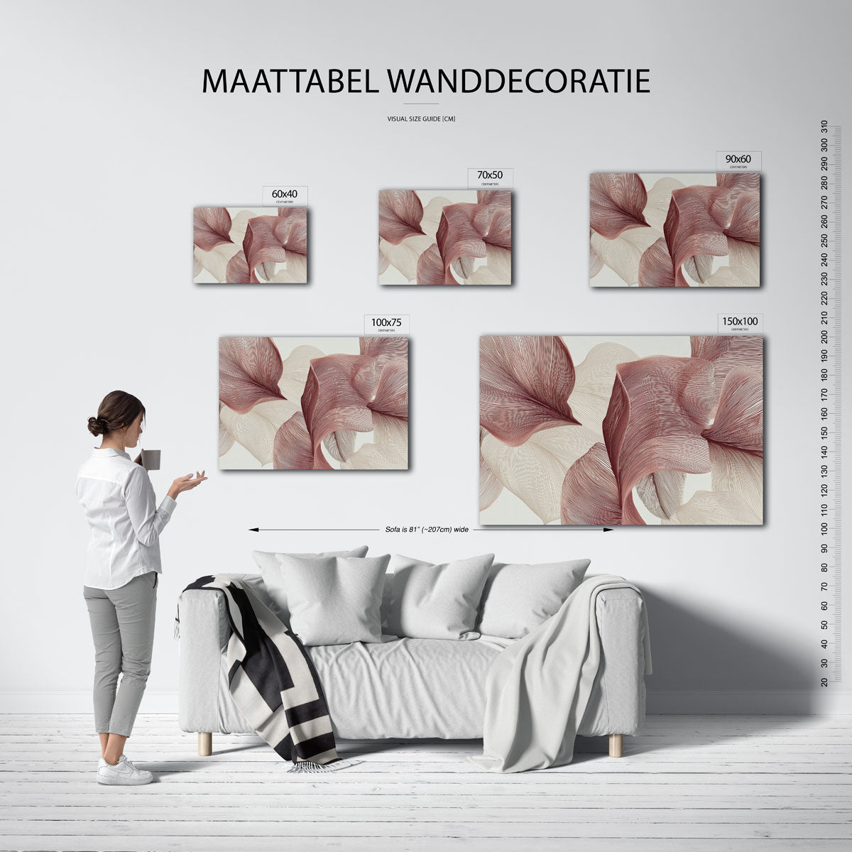 Organische lijnvormen Kunstwerk
