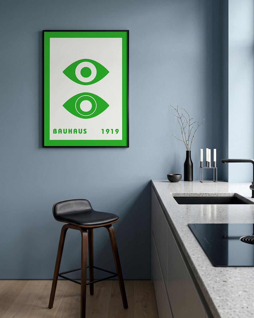 Oogvormen en kleur Poster
