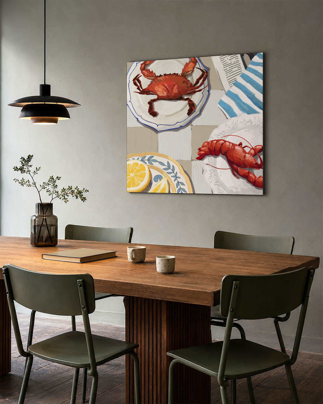 Maritieme tafelscène Kunstwerk