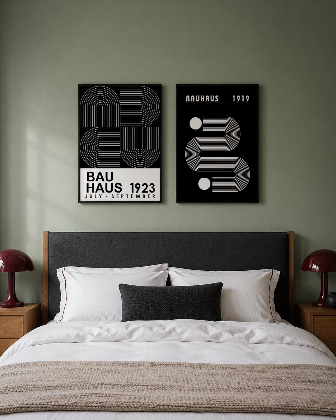 Lijnen en vlakkenspel Posterset