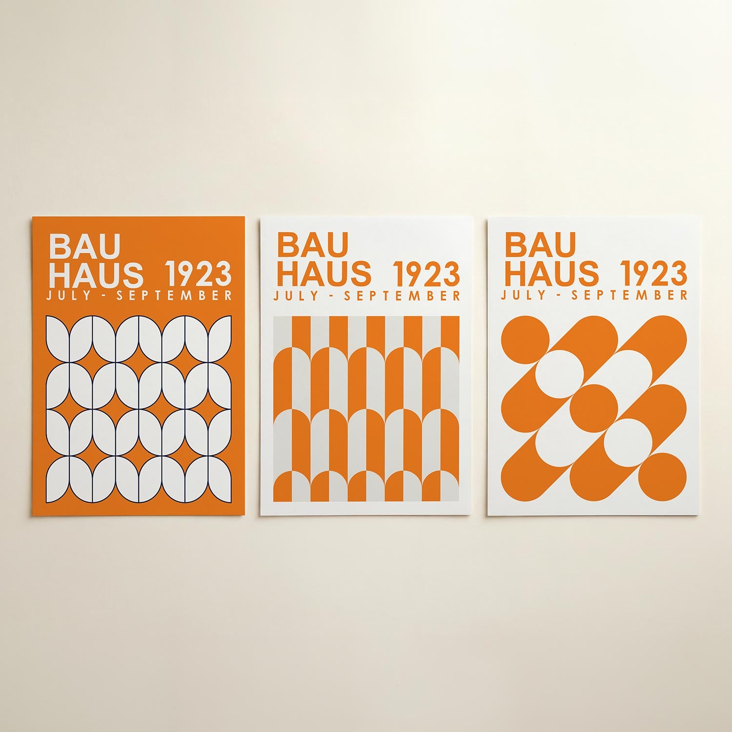 Vormenspel en kleur Posterset