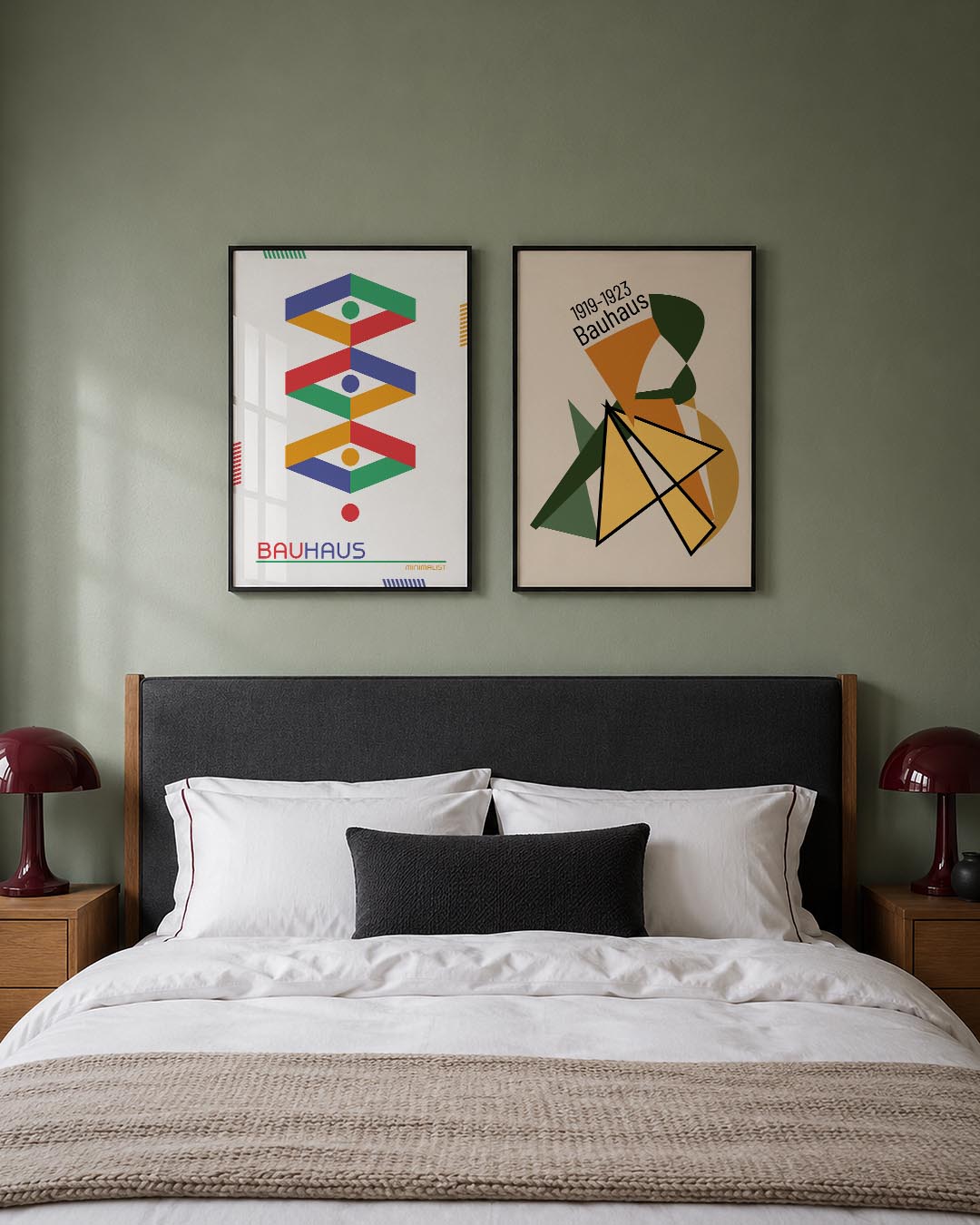 Kleurige vormen Posterset