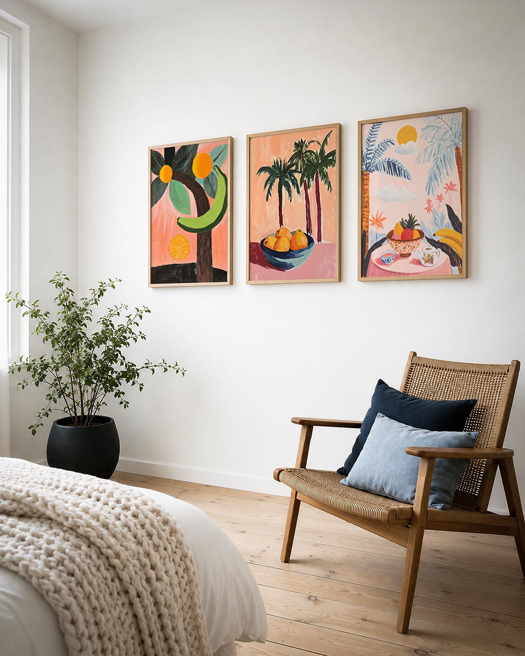 Fruitige vormen Posterset