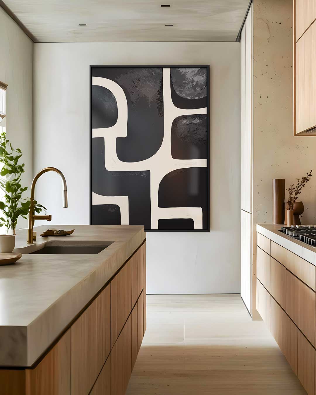 Moderne Abstracte Visie Kunstwerk-canvas-dibond-plexiglas-wanddecoratie-WallArtistic