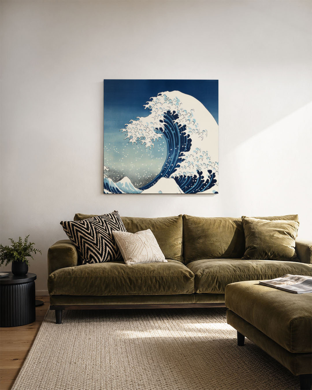 Dynamische golf Kunstwerk