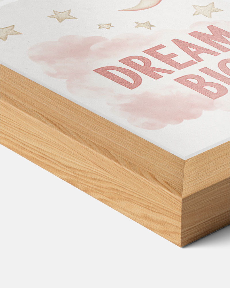 Dromerige Maan en Sterren Poster-WallArtistic
