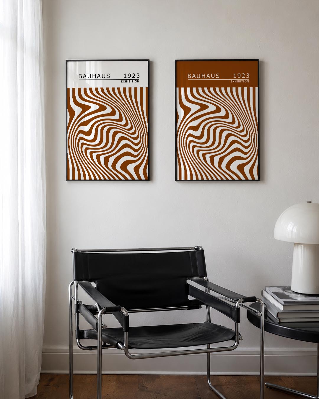Golvend lijnenspel Postersets