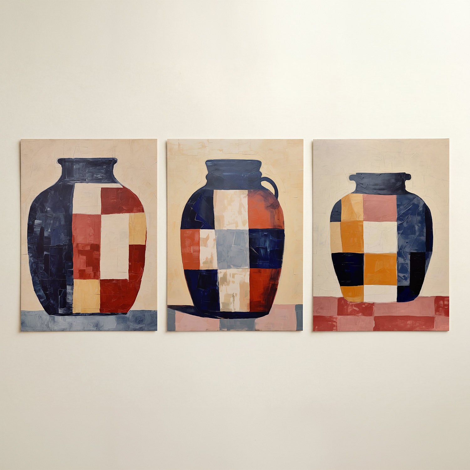Vorm en kleurvlakken Posterset