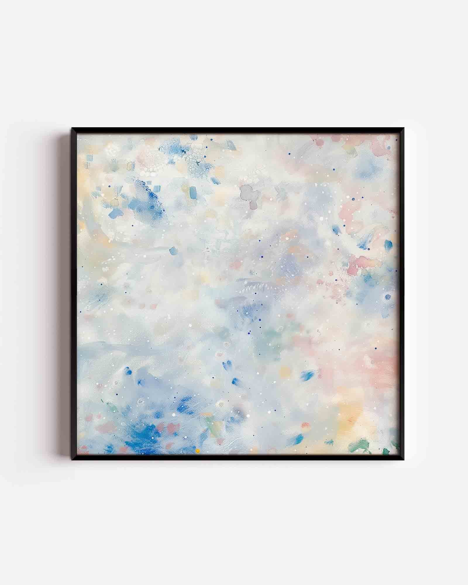 Abstracte pastelkleuren Poster