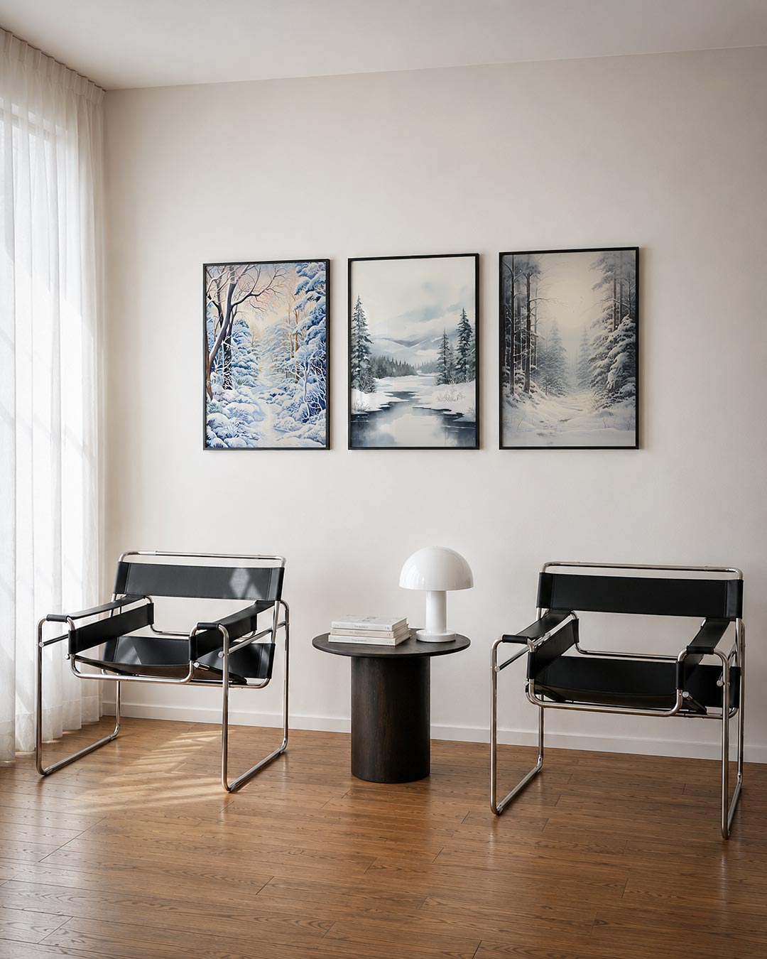 Winterse sereniteit Posterset