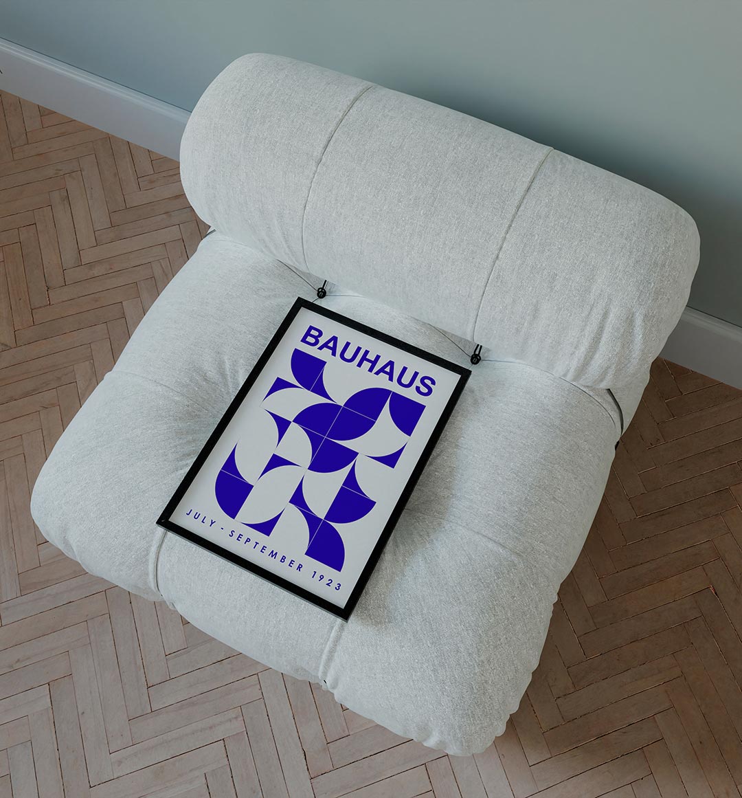 Vormritme en kleur Poster