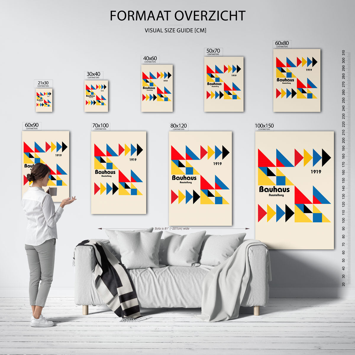 Vorm en kleur Poster