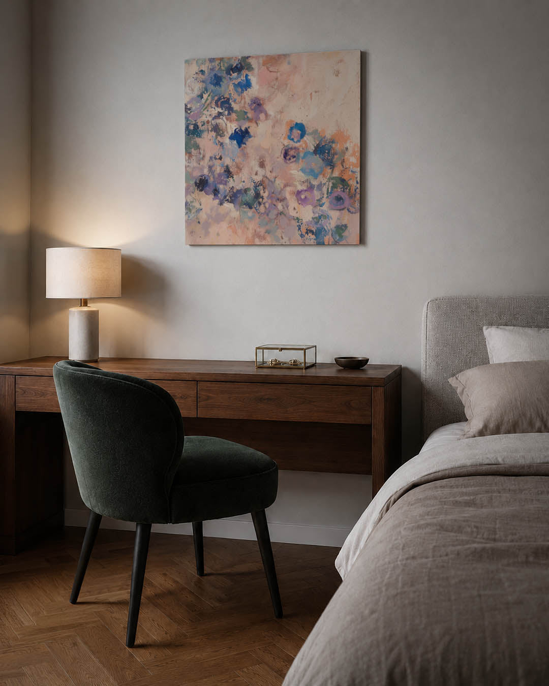 Dromerige kleurenexplosie Kunstwerk