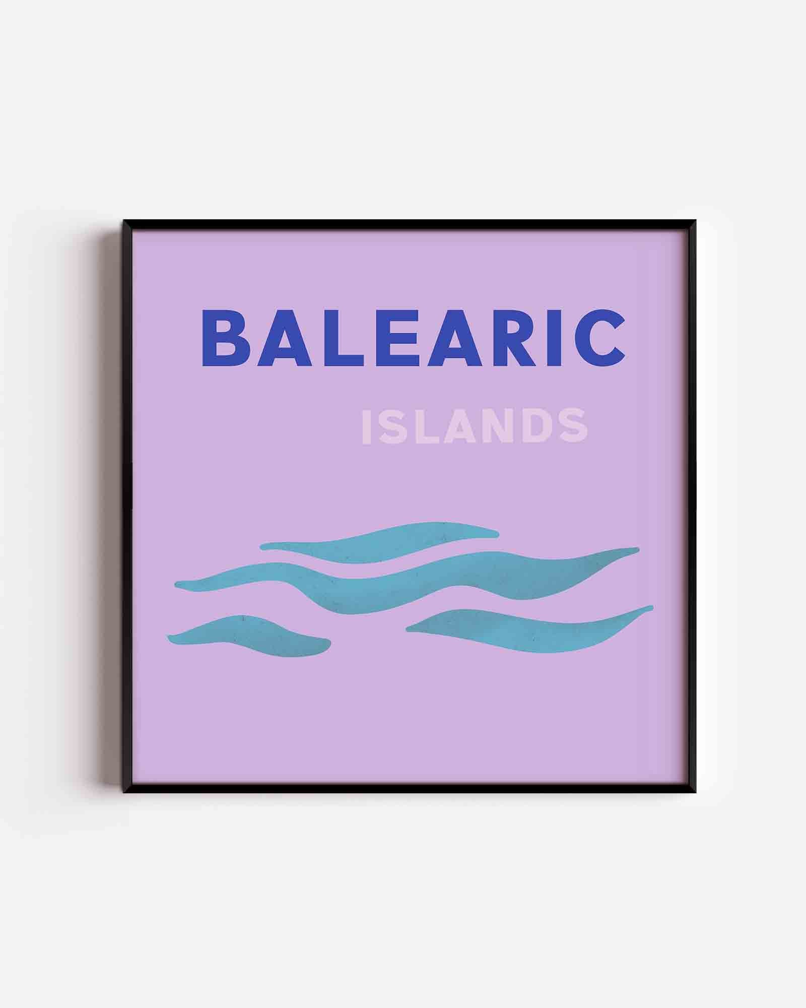 Balearic islands Poster