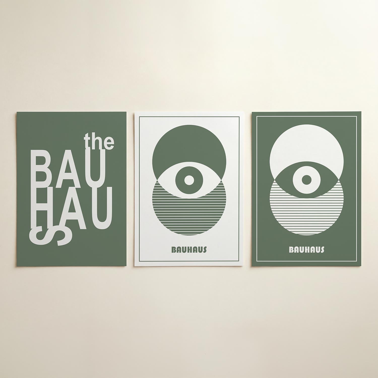 Typografisch spel Posterset